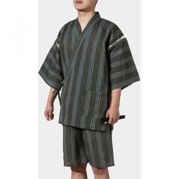 Half Sleeve V-Neck Pajama Set for Men
