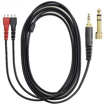 Câble Audio de Rechange Okuli – 1,2 m, Jack 6,3 mm plaqué or, compatible HD25‑SP/HD224/HD420/HD520/HD530