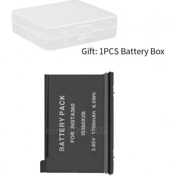 Cargador 3 en 1 para Insta360 One X2 con Batería de 1700mAh
