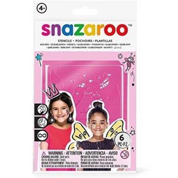 Snazaroo 1198014 set de 6 plantillas de pintura facial