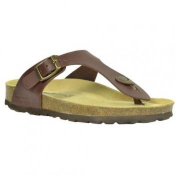 Sanosan sandales dames en cuir brun foncé Genève 5 UK