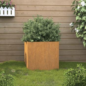 Macetero Vidaxl Marrón Corten 32x30x29 cm – Diseño Moderno