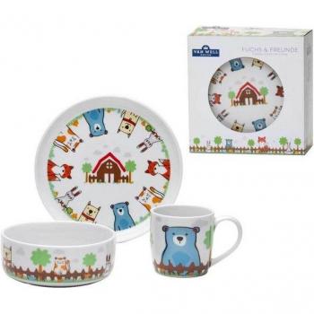 Van Well Kinderset Fuchs und Freunde, 3-teilig