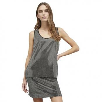 Top de mujer sin mangas con strass