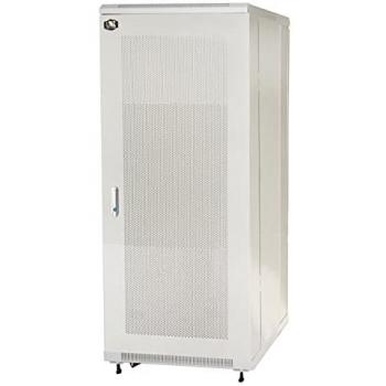 Rack cabinet 19 27U grigio con porta traforata