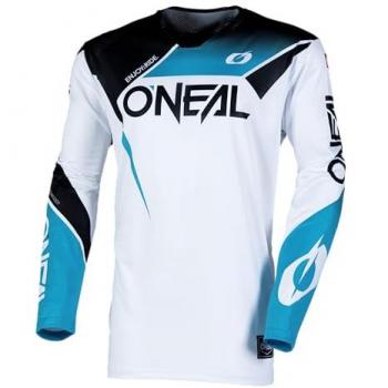 Maglia Cross O'Neal Hardwear Slam Nero-Turchese M