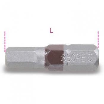 Inserti maschio esagonali Beta 860PE 1/4 (10pz)