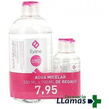 Farline Agua Micelar 500ml + 100ml Regalo