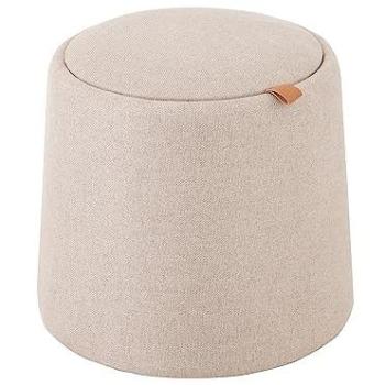 Pouf Beige Design Munica Ø43cm