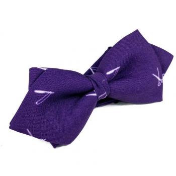 Colton Foster Herrenfliege Tijeras – Dunkelrot mit eleganter Spitze