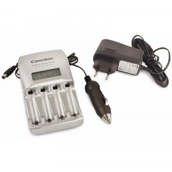 Camelion RC-0907 Chargeur Intelligent Rapide avec écran LCD et prise secteur et voiture