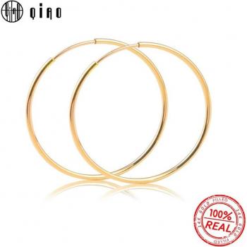 Pendientes 14K Gold DIY Hook, tamaños 12‑40 mm