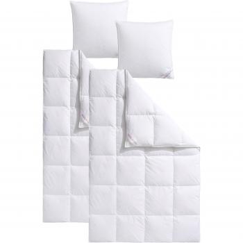 Daunenduschette + Kissen „Swiss Royal“ – 90 % Daune, 10 % Feder