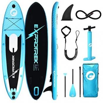 Exprotrek Stand Up Paddle Board 6” – Set di Accessori e Pagaia