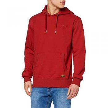 Sweat À Capuche Superdry Denim Goods Co, Rouge (Chili Pepper Xsj), S Homme