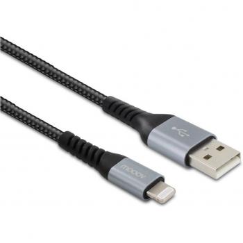 Cable MOOV Ultimate Lightning a USB‑A 1 metro de alta resistencia
