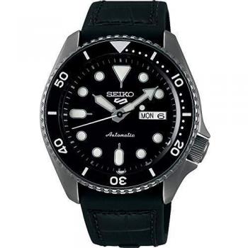 Seiko 5 Sports Black Automatic Watch for Men SRPD65K3