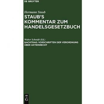 Vorschriften der Verordnung über Aktienrecht