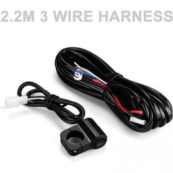 Motorcycle 12V 40A LED Spotlight Wiring Kit