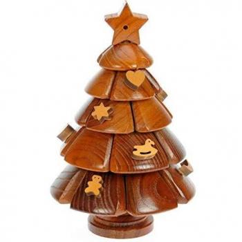 Seasonal Woodcut Tree Assembly