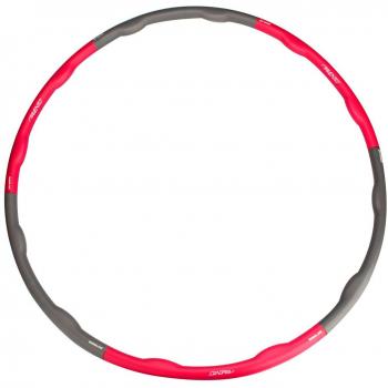 Hula Hoop Schiuma Avento 6 Sezioni Unisex 100 cm Grigio/Pink