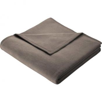 Biederlack Kuscheldecke 150 x 200 cm, Farbe: Dun Brown