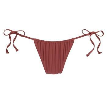 Lascana Rote Raffung Bikini-Hose Damen Gr. 36
