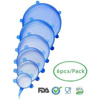 Paquete de 6 tapones de silicona para cocina