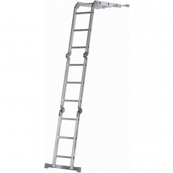 Abru 10‑Way Versatile Ladder – 150 kg Capacity, EN131 Certified, 5‑Year Warranty