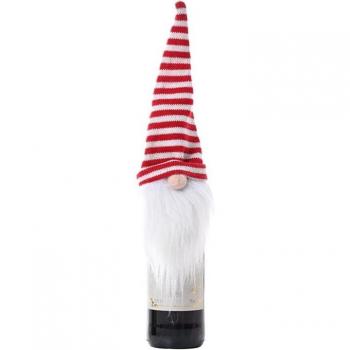 Christmas Gnome Wine Bottle Cover