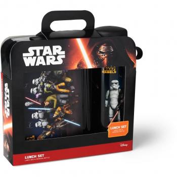 Schwarzes Star Wars‑Lunchset von Copenhagen Room – 20×20×10 cm