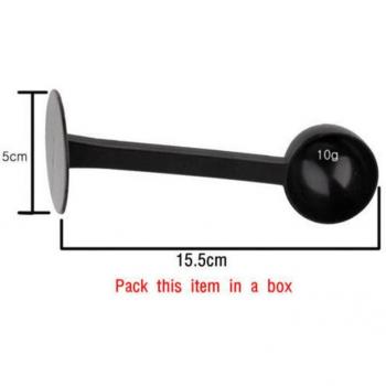 Utensilio 2 en 1 para café y té: cuchara medidora y tamper