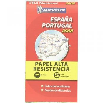 ESPAGNE HAUTE RESISTANCE / ONVERSCHEURBAAR 17794 CARTE ' NATIONAL ' MICHELIN KAART (KAARTEN/CARTES MICHELIN)
