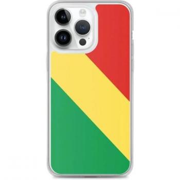 IPhone 14 Pro Max Flexible TPU Case, Multicolor, Congo Flag