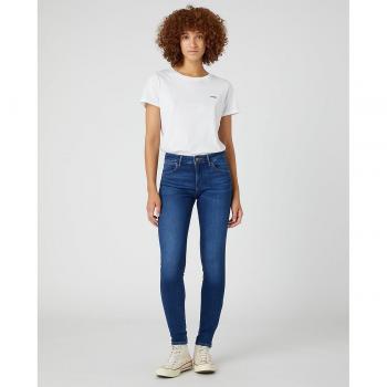 Wrangler Dames Donkerblauwe Skinny Jeans