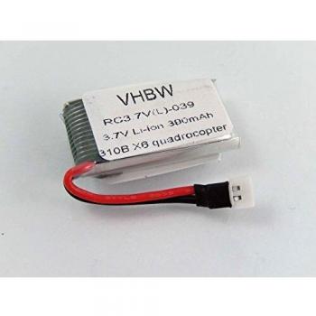 Vhbw Batterie Li-ION 390mAh (3.7V) pour Drone