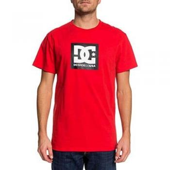 T-Shirt DC Shoes Square Star pour Homme Rouge Taille S