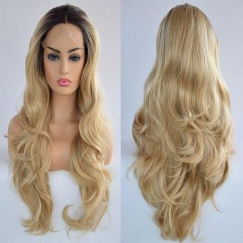 Malla Frontal Rubio‑Negro Bombshell