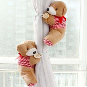 Bear Tie-back Clamp for Curtains