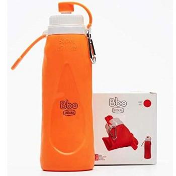 Irisana BBO Botella de Silicona 500 ml Naranja