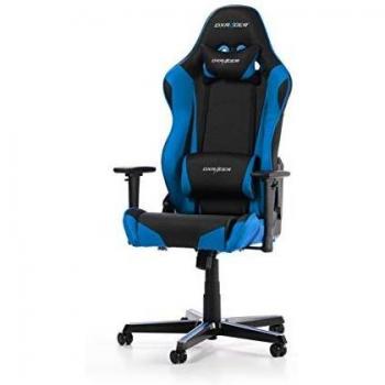 DXRacer Racing Series R0 Gaming Chair, Schwarz/Blau