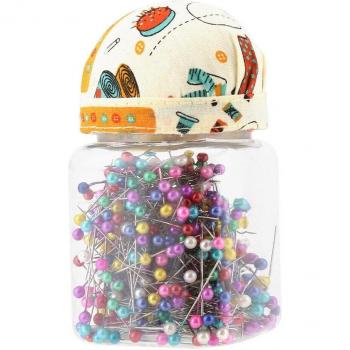 500pcs DIY Cross Stitch Glass Head Pins