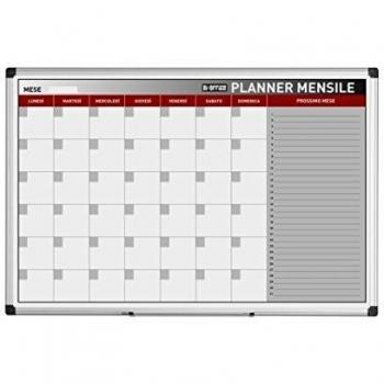 Planning Bi-office mensile magnetico 90x60 cm bianco GA03267170