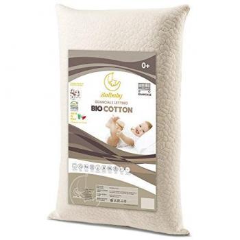 Pillow Cotton Bio per Lettino Italiana 38x58x5