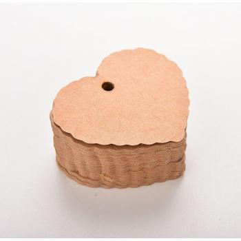 Leere Kraftpapier Grußkarten
