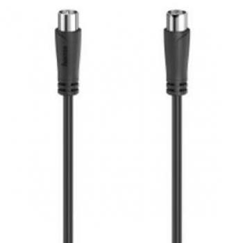 Cable de Antena Coaxial Hama 1,5 m Negro