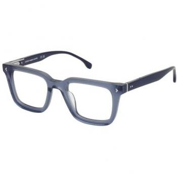 Lozza VL4334 – Monture bleue, verres clairs – Style contemporain