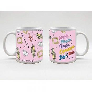 Taza last level friends nombres rosa