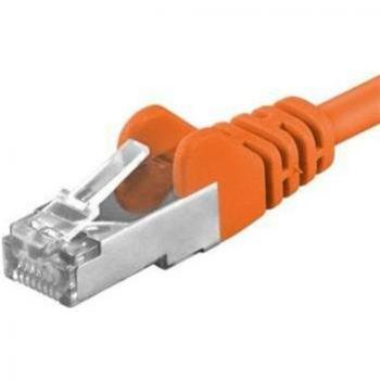 Cavo di rete Cat6a S/FTP 1 m arancione PremiumCord