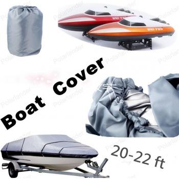 Durable Waterproof Boat Cover 20-22 ft 210D